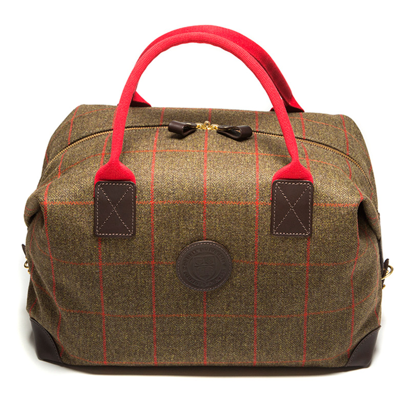 Cornell Square Brown Red Duffle